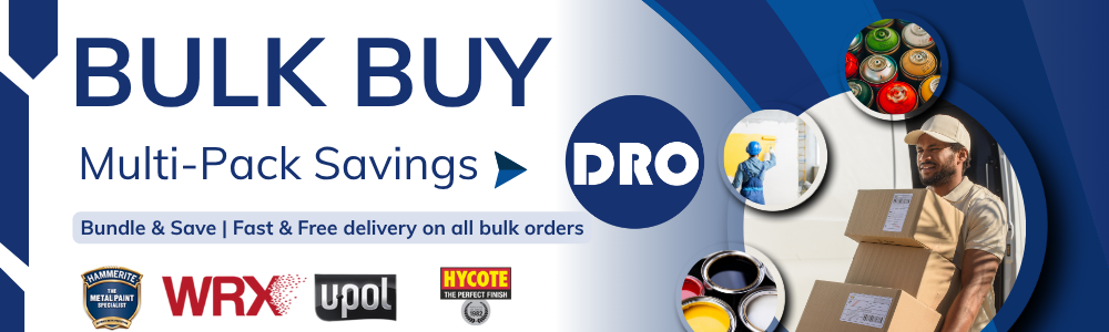 Bulk spray paint and car care deals with free and fast UK delivery – no extra charge for large orders. Hammerite, 151, Auto Extreme & more.