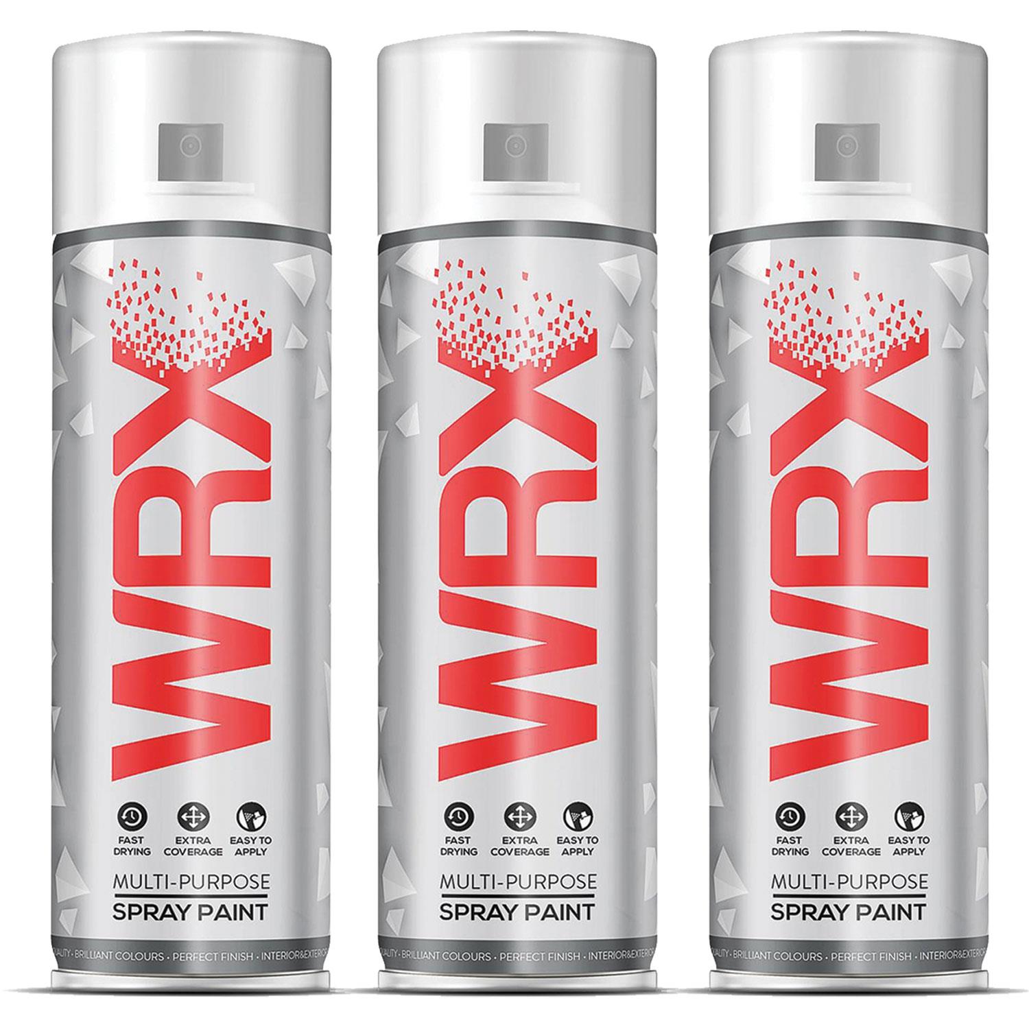 3X WRX Traffic Red Spray Paints 400ml Technical Spray
