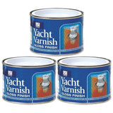3X Yacht Varnish Gloss 180ml Tin Paint