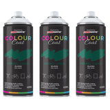 3X Herbal Green RAL 6005 Gloss Spray Paint 400ml