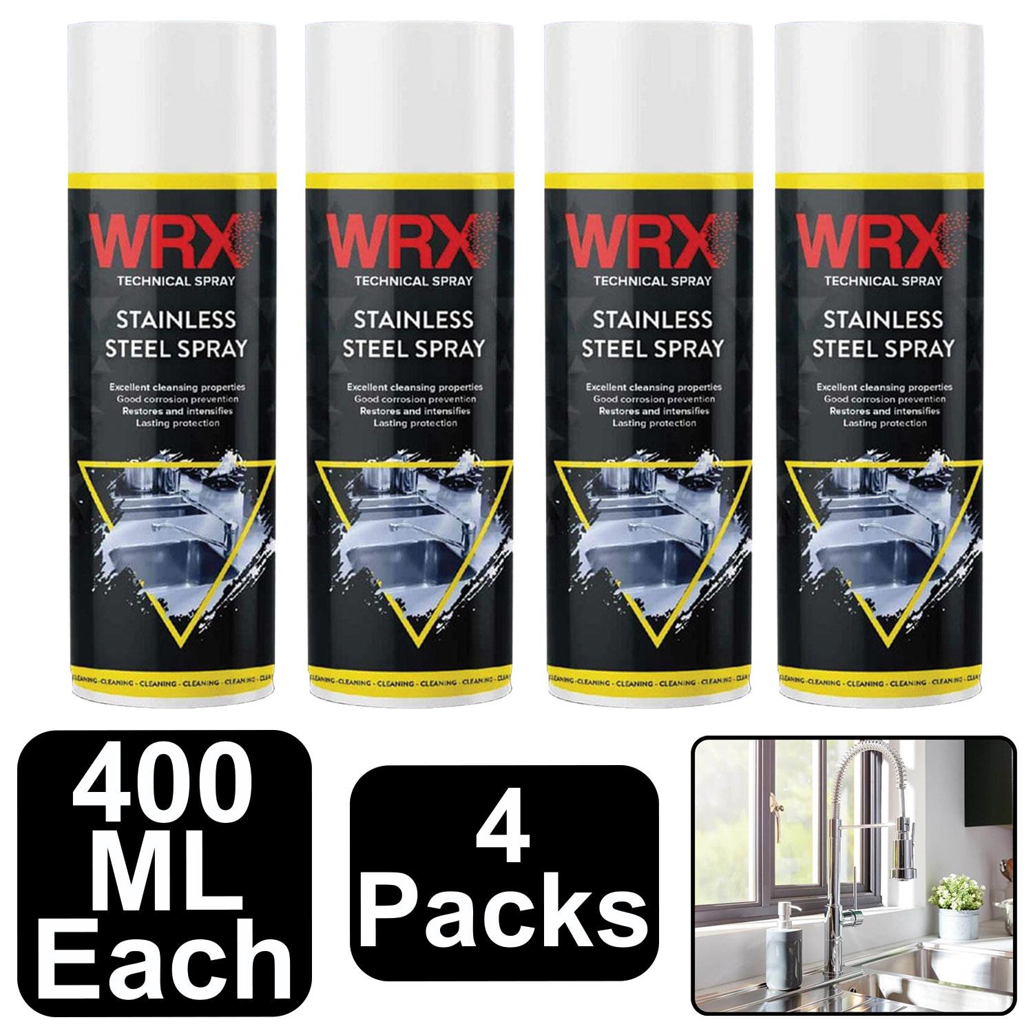 4X WRX Stainless Steel Spray Paint 400ml Technical Spray