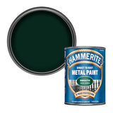 2X Hammerite Smooth Dark Green Paint 750ml