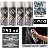 4X Rapide Lithium Grease 250ml Spray Paint