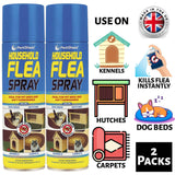 2X Household Flea Aerosol 200ml Pet supplies