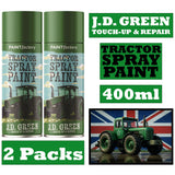2X - Tractor Spray Paint John Deere Green 400ml Spray Paint