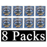 8X Hammerite Smooth Dark Green Paint 250ml Tin Paint