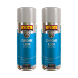 2X Hycote Chrome Look Spray Paint 400ml Spray Paint
