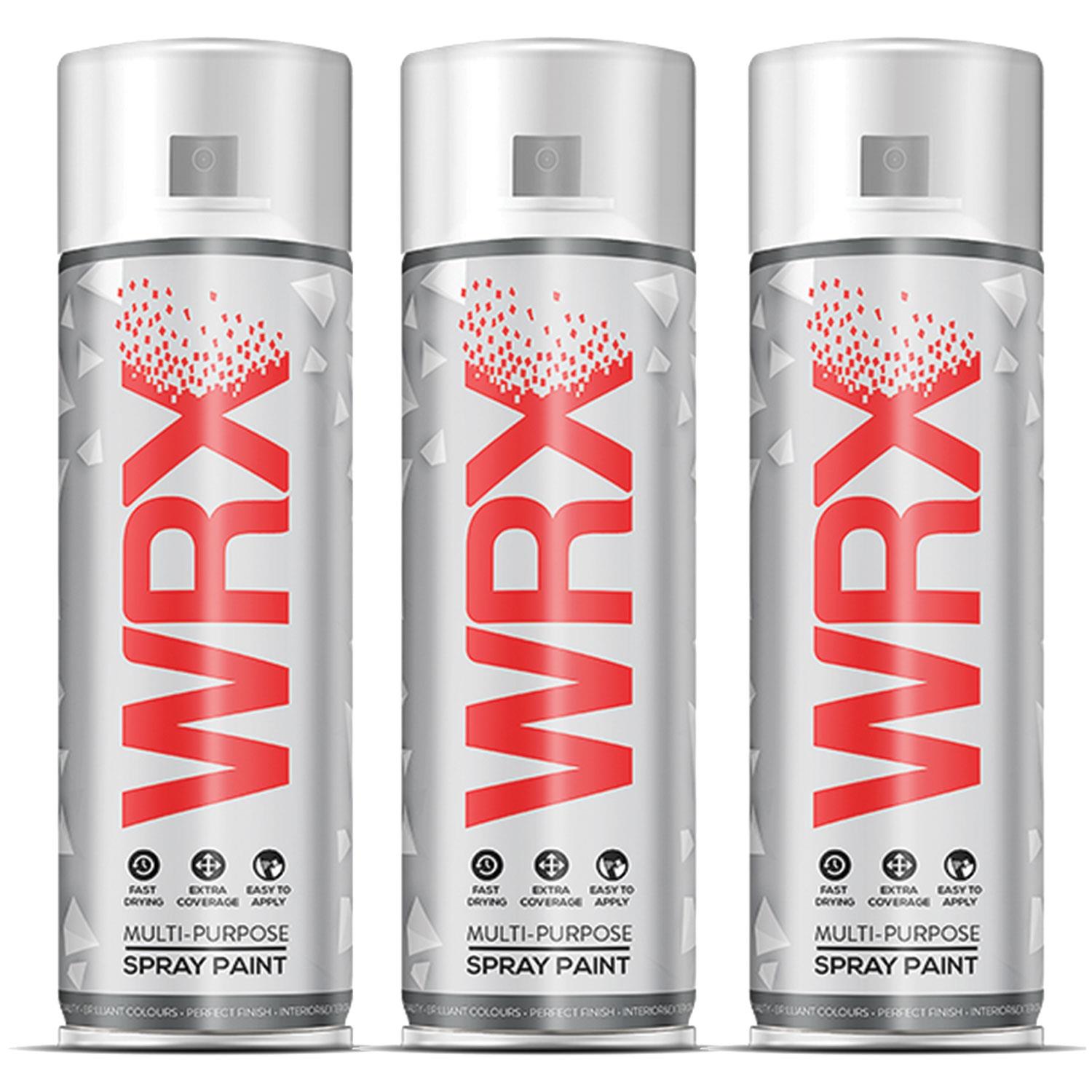 3X WRX White Surface Primer Spray Paints 400ml Technical Spray