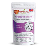 Magnesium Citrate 740mg - 60 Capsules High Strength Fatigue & PMS
