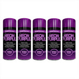 5X Paint Factory Purple Fluorescent Neon Spray Paint 200ml Spray Paint