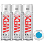 3X WRX Flat Blue Acrylic Spray Paint 400ml Spray Paint