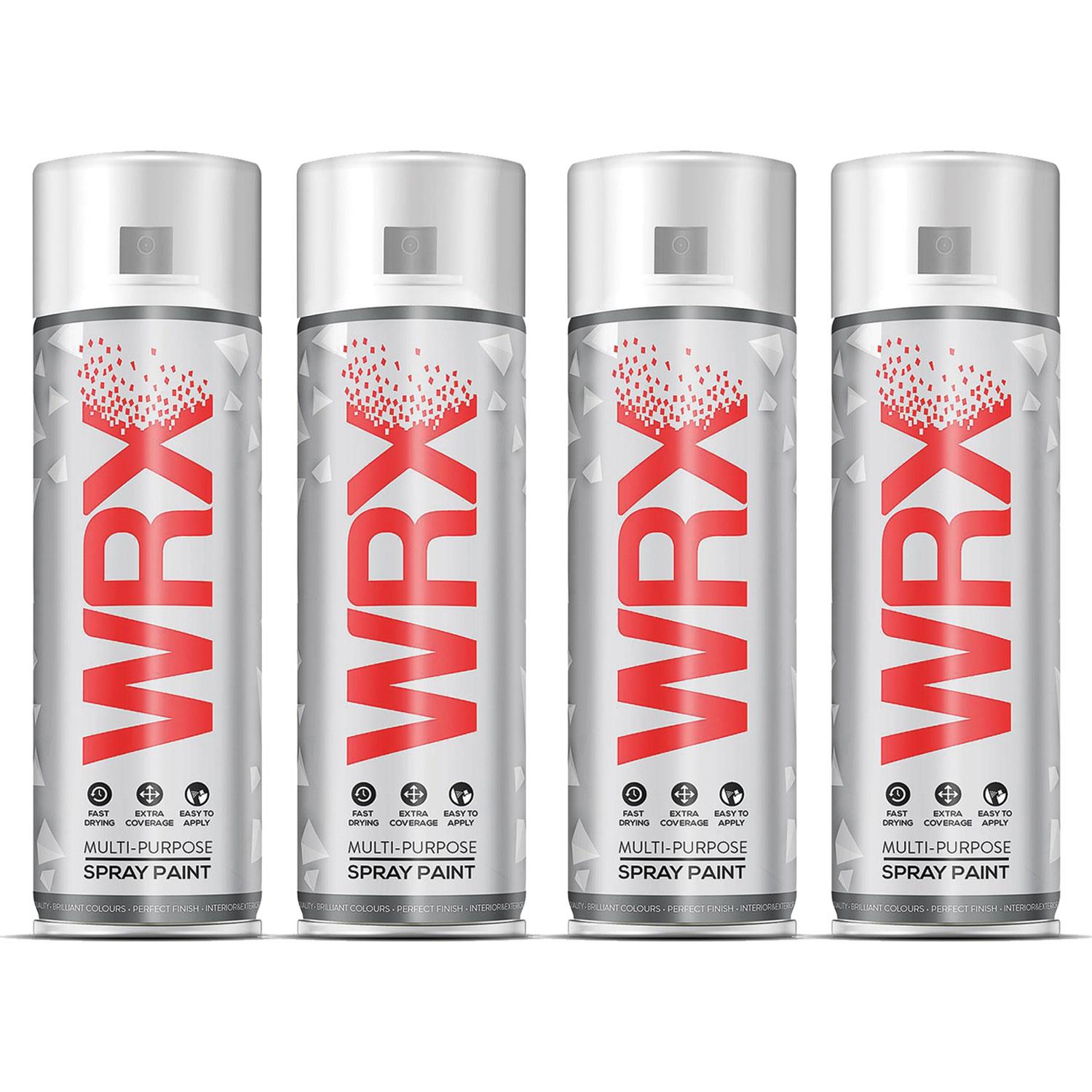 4X WRX Traffic Black Spray Paints 400ml Technical Spray