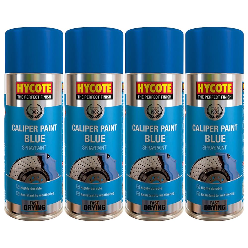4X Hycote Blue Caliper Spray Paint 400ml Spray Paint