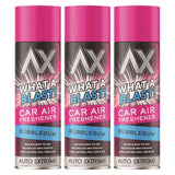 3X - What A Blast! Bubblegum Car Air Freshener Spray 500ml Car Air Freshener