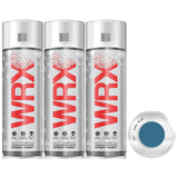 3X WRX Flat Dark Blue Spray Paint 400ml Spray Paint
