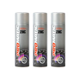 3X Promatic Zinc Rich Primer Spray 500ml Spray Paint