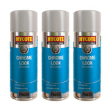 3X Hycote Chrome Look Spray Paint 400ml Spray Paint