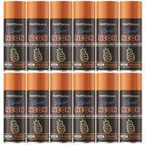 12X Paint Factory Fluorescent Neon Orange Spray Paint 200ml