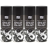4X 151 Black Gloss Spray Paint 400ml Spray Paint