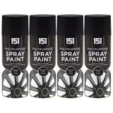 4X 151 Black Matt Spray Paint 400ml Spray Paint