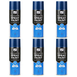6X 151 Blue Gloss Spray Paint 400ml Spray Paint