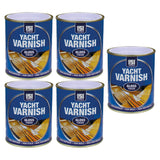 5X Yacht Varnish Gloss Paint 300ml Tin Paint