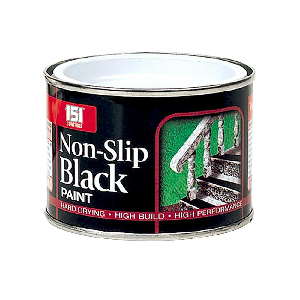 151 Non-Slip Black Paint tin for hard drying, high build and high performance finishes