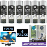 6X 151 Glass Frosting Spray 400ml Spray Paint