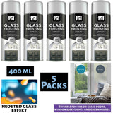 5X 151 Glass Frosting Spray 400ml Spray Paint