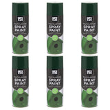 6X 151 Green Gloss Spray Paint 400ml Spray Paint
