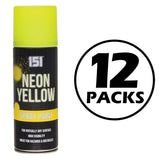 12X Paint Factory Fluorescent Neon Yellow Spray Paint 200ml Spray Paint