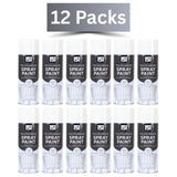 151 White Matt Spray Paint 400ml Multipack featuring 12 cans for versatile projects