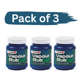 3X Masterplast Vapour Rub Congestion Relief Chest Rub Menthol Eucalyptus 100g