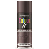 Paint Factory Espresso Brown Gloss Spray Paint 400ml