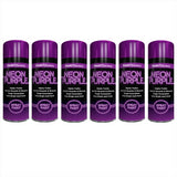6X Paint Factory Purple Fluorescent Neon Spray Paint 200ml Spray Paint
