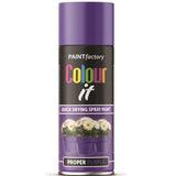 Paint Factory Proper Purple Gloss Spray Paint 400ml
