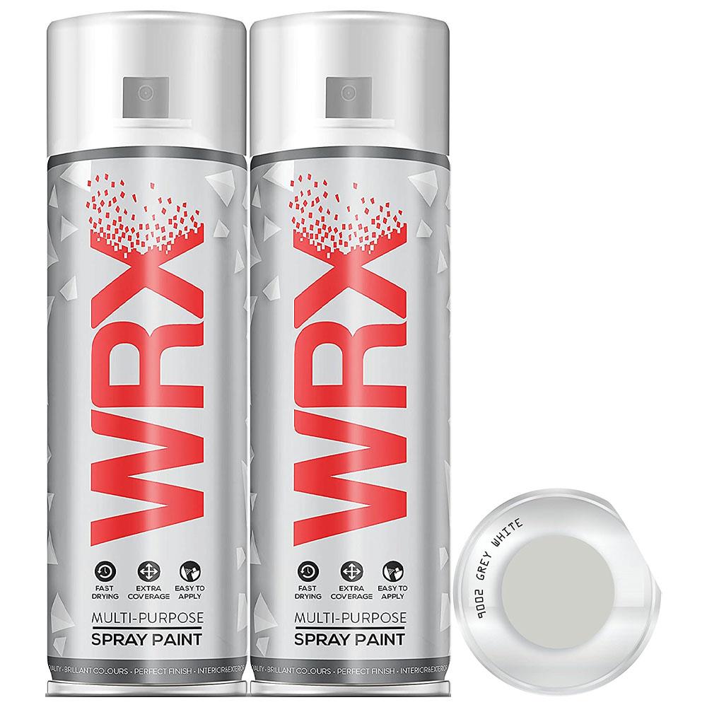2X WRX Grey White Spray Paint 400ml Spray Paint