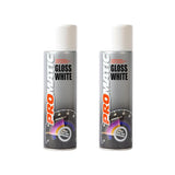 2X Promatic Gloss White Spray Paint 500ml Spray Paint