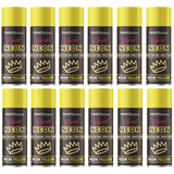 12X Paint Factory Fluorescent Neon Yellow Spray Paint 200ml