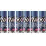 6X Auto Extreme Blue Gloss Spray Paint 400ml