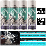 4X Rapide PTFE Lubricant Spray 250ml Spray Paint