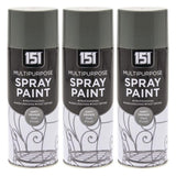3X 151 Grey Primer Spray Paint 400ml Spray Paint