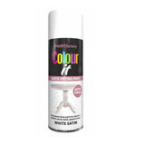 Paint Factory White Satin Spray Paint 400ml Spray Paint