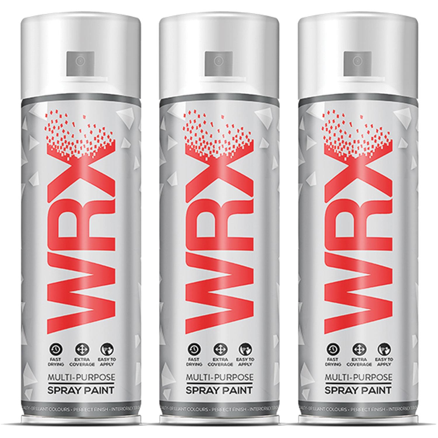 3X WRX Black Surface Primer Spray Paints 400ml Technical Spray