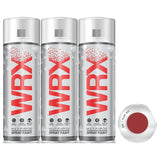3X WRX Flat Plum Red Spray Paint 400ml Spray Paint