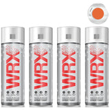 4X WRX Flat Orange Spray Paint 400ml Spray Paint
