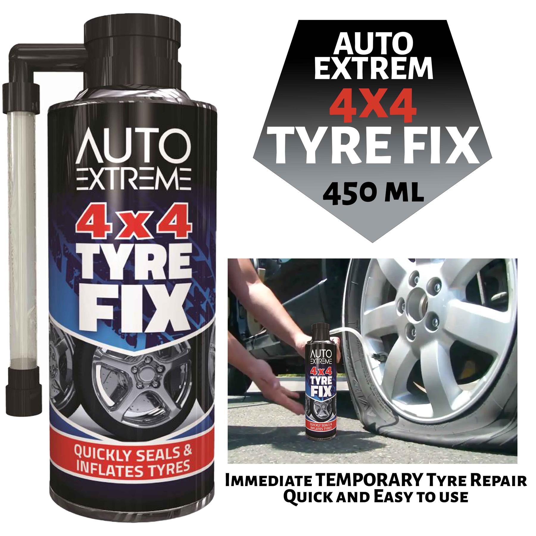 Auto Extreme Tyre Fix Large Size 450Ml Inflater