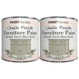 2X Paint Factory Oriental Pink Chalk Paint 250ml Tin Paint