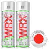 2X WRX Fluorescent Dark Orange Spray Paint 400ml Spray Paint