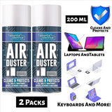 2X Air Duster Spray 200ml Air Duster Spray